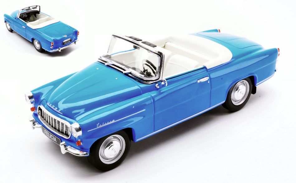 Skoda Felicia Cabrio 1959 Light Blue – Whitebox 1:24