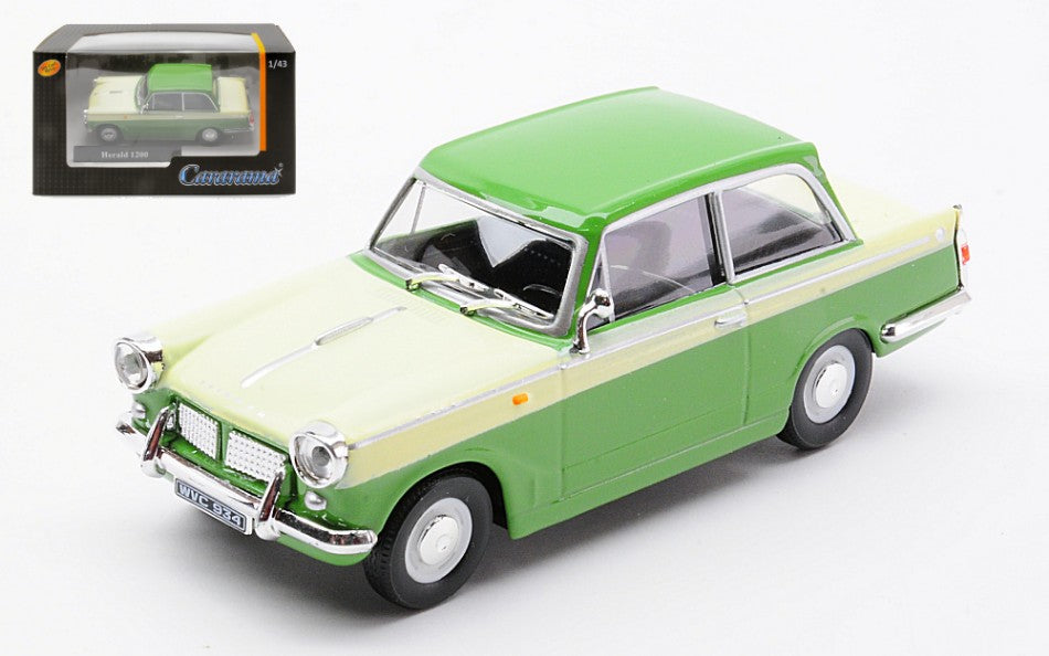Triumph Herald 1200 Yellow/green – Cararama 1:43