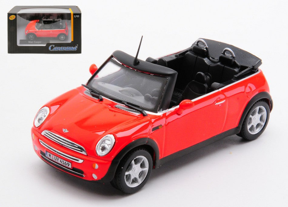 New Mini Cooper Cabriolet 2005 rosso 1:43 – Cararama