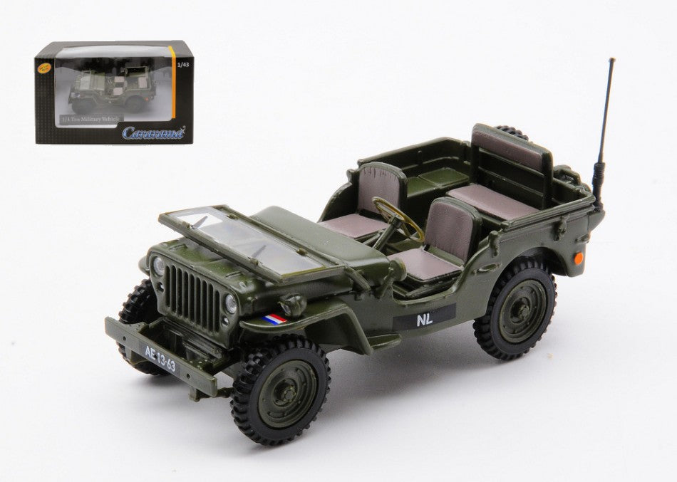 1/4 Ton Military Vehicle Nl 1955 Open Top – Cararama 1:43