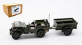 Necaf 1/4 Ton Military Vehicle Nl 1955 Open Top + Remorque – Cararama 1:43