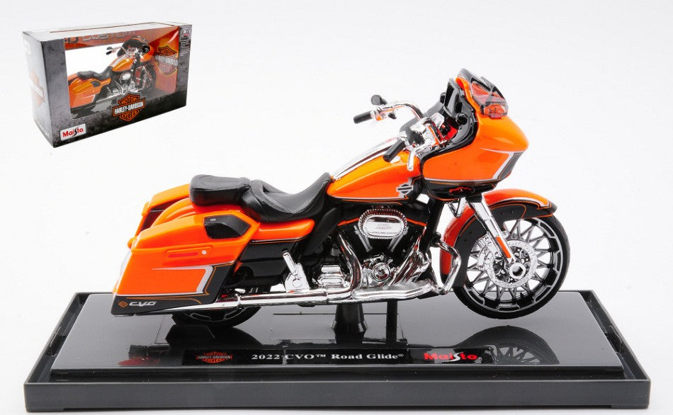 Harley Davidson Cvo Road Glide 2022 arancione 1:18 – Maisto