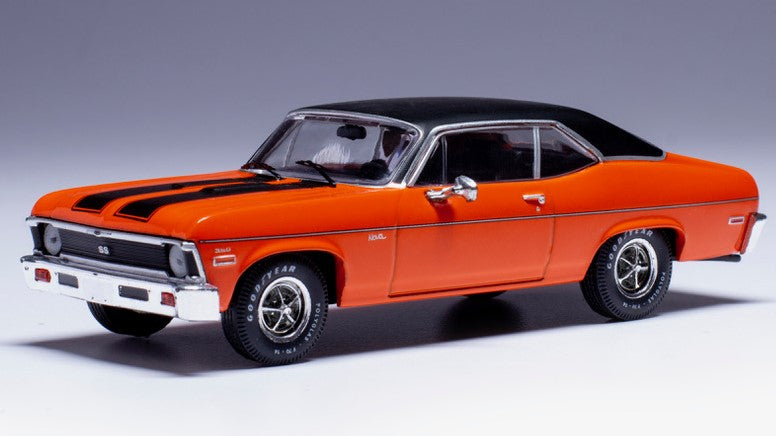 Chevrolet Nova Ss 1971 Orange/black – Ixo Model 1:43