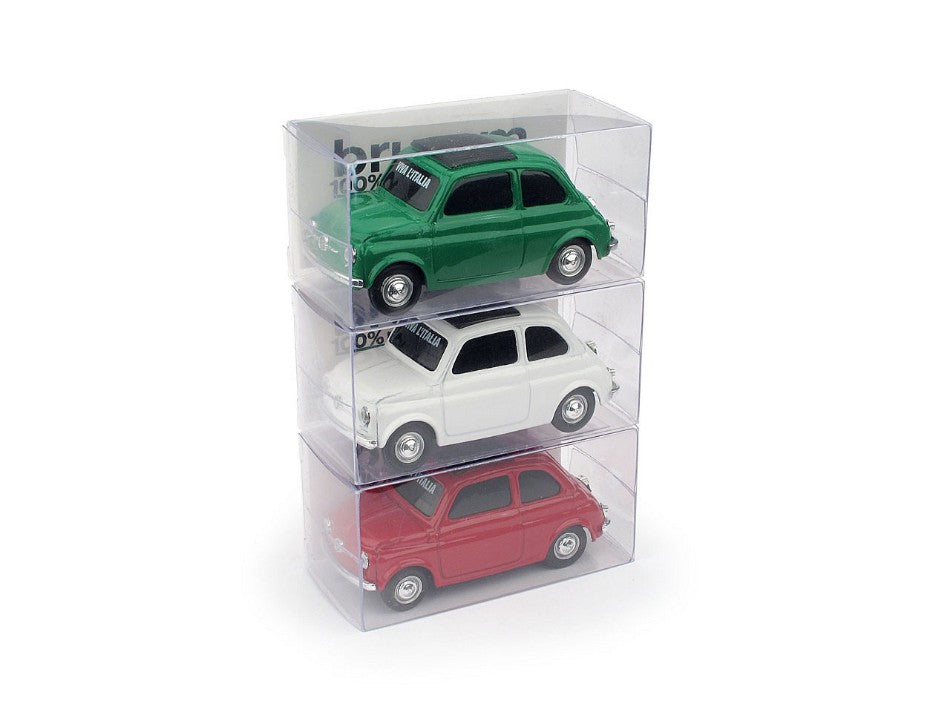 Fiat 500 Bandiera Italiana 1x BR018-BR019-BR020 – Brumm 1:43