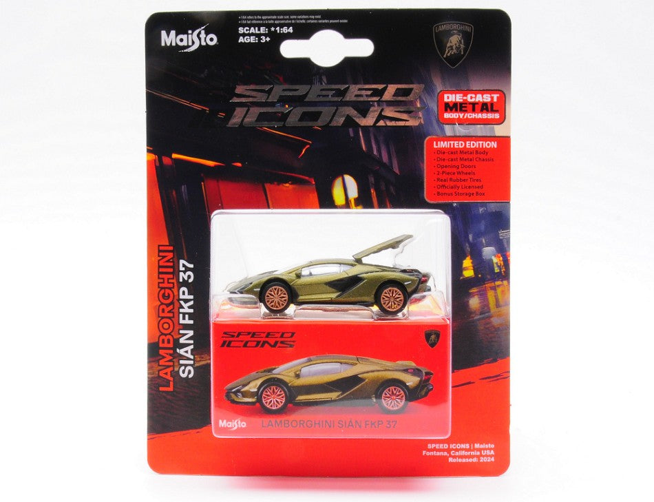 Speed Icons Lamborghini Sian Fkp 37 Metallic verde 1:64 – Maisto