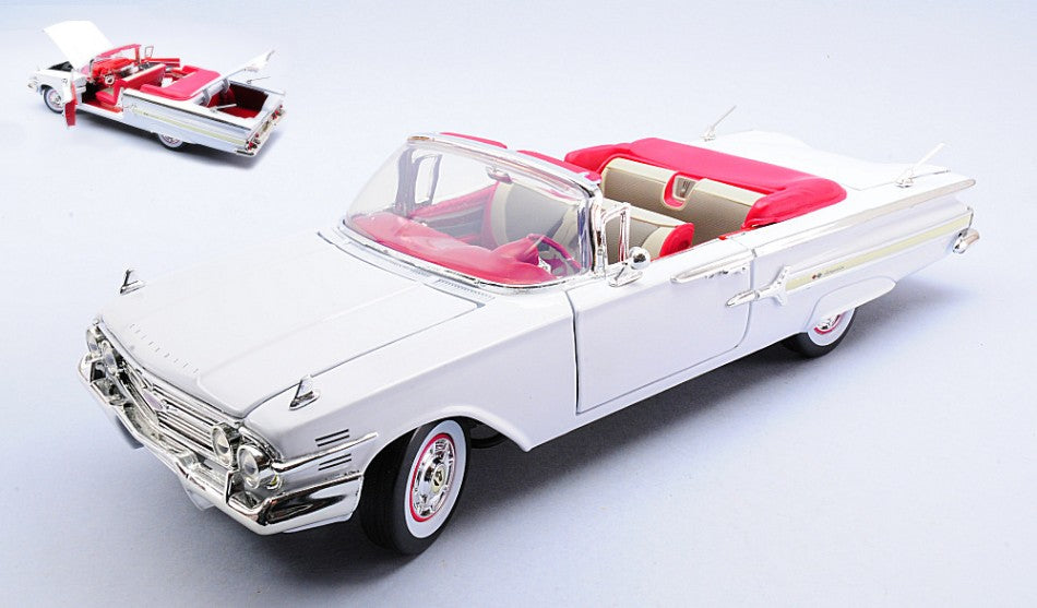 Chevrolet Impala 1960 White – MotorMax 1:18