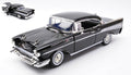 Chevrolet Bel Air Hardtop 1957 Black – MotorMax 1:18