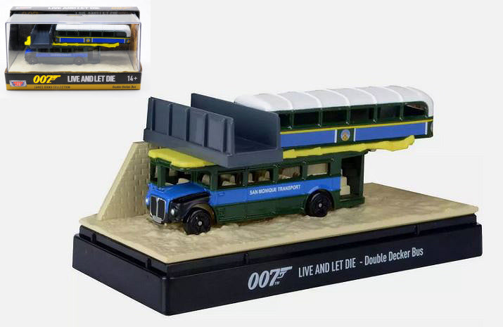 Double Decker Bus "live And Let Die" 007 James Bond Collection Cm 12 – MotorMax 1:24