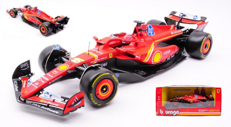 Ferrari SF-24 N.16 F1 2024 Charles Leclerc – Burago 1:18