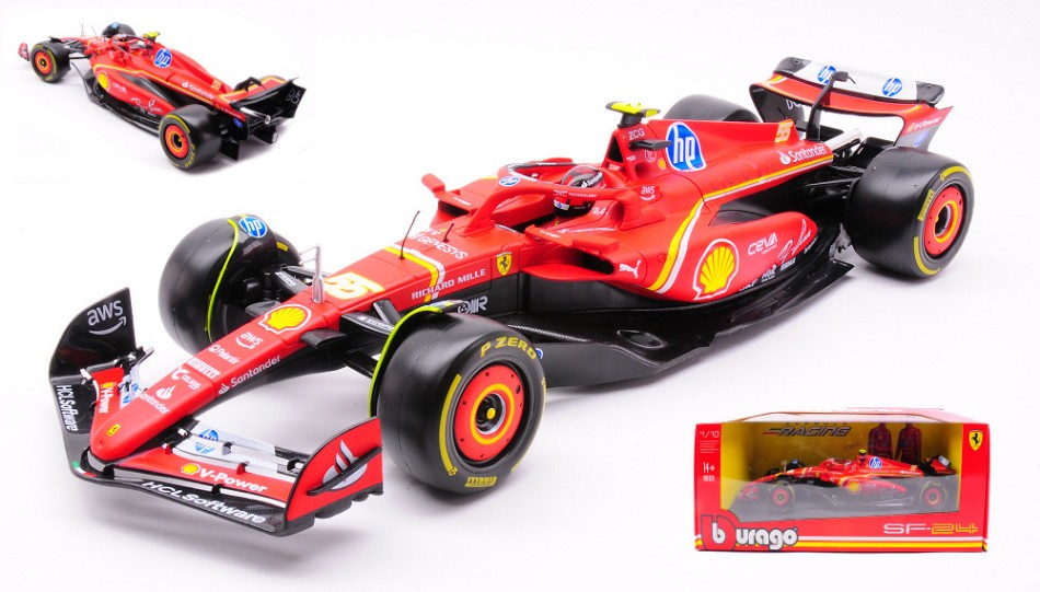 Ferrari SF-24 N.55 F1 2024 Carlos Sainz – Burago 1:18