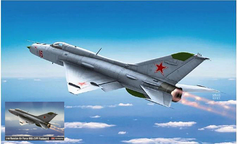 Russian Air Force Mig-21Pf Fishbed D Kit 1:48 – Academy