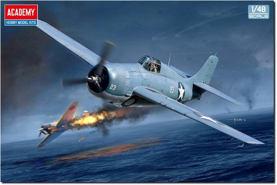 Usn F4F-4 Wildcat "Battle Of Midway" Kit 1:48 – Academy
