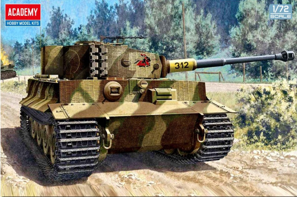 German Tiger-Ver.Late Kit 1:72 – Academy