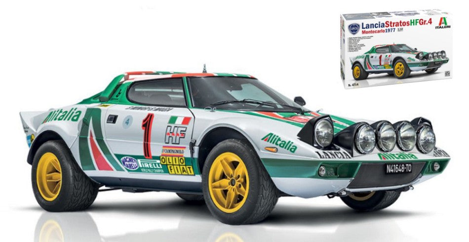 Lancia Stratos Hf GR.4 Rally Montecarlo 1977 Kit – Italeri 1:12