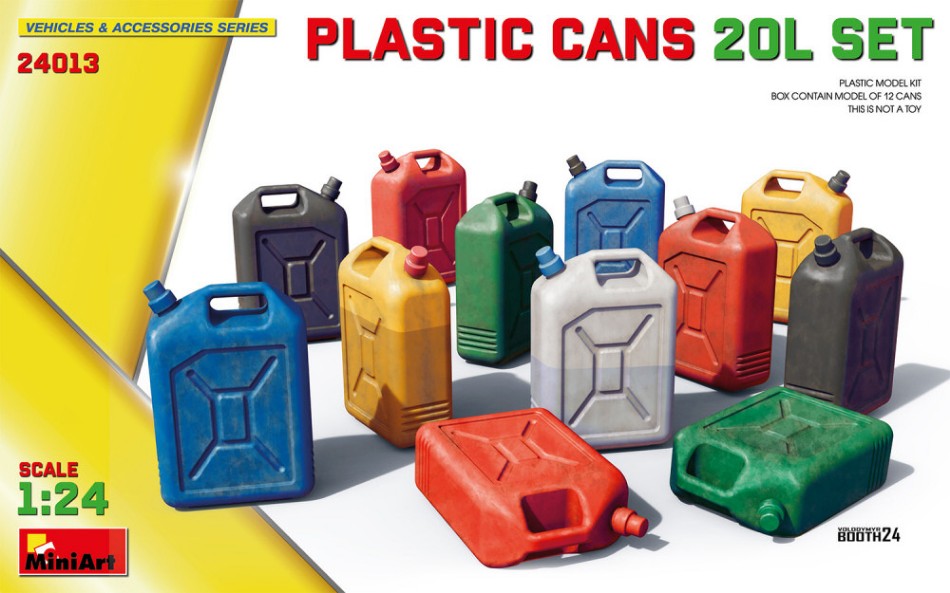 Taniche Plastic Cans 20L Set Kit – Miniart 1:24