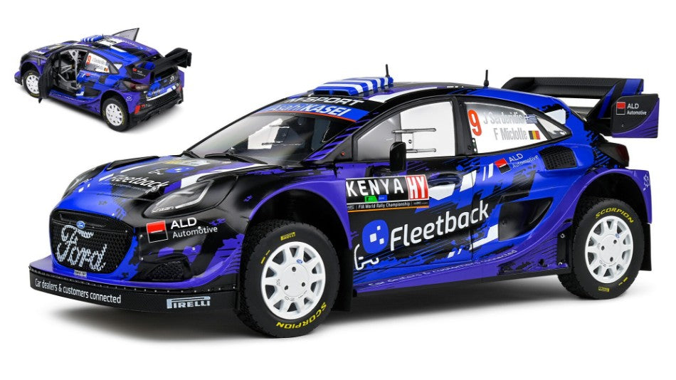 Ford Puma Rally1 N.9 Rally Safari Kenya 2022 Serderidis-Miclotte 1:18 – Solido