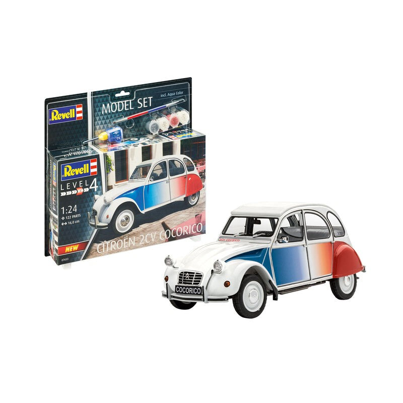 Citroen 2 Cv Cocorico Model Set Kit – Revell 1:24