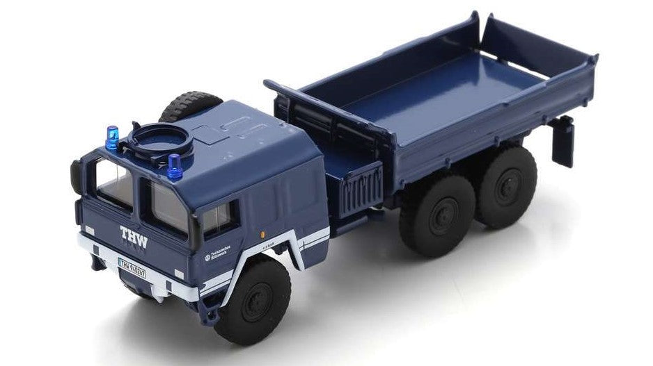Man KAT1 3 Axle Dumper Thw Blue – Schuco 1:87