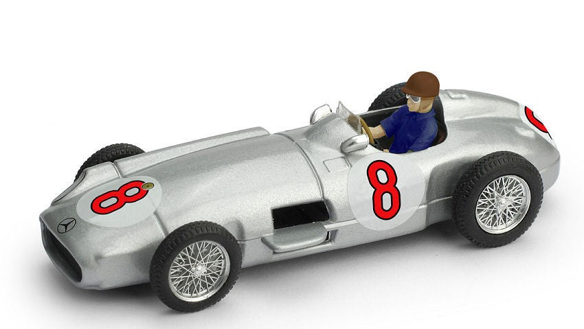 Mercedes J.M.FANGIO 1955 N.8 Winner Dutch GP World Champion W/PILOTE1:43 – Brumm 1:43