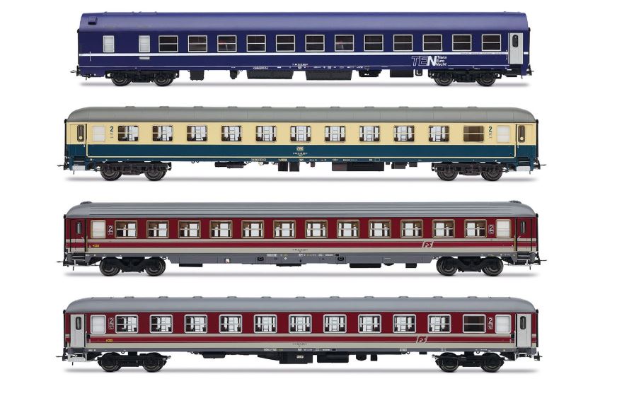 Fs Dbns 4-UNIT Pack 1 Carrozze Italia-olanda Ep.v – Rivarossi 1:87