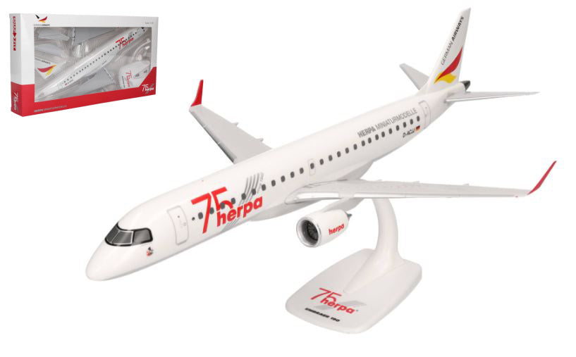 Embraer E190 German Airways "herpa 75 Years" – Herpa 1:100