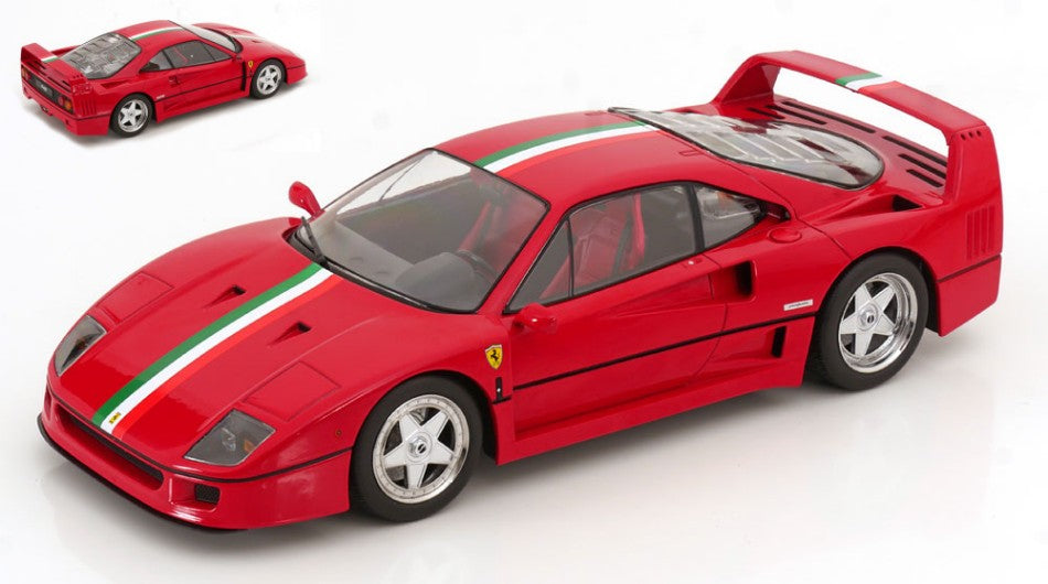 Ferrari F40 Italia Design Red/white/green – KK Scale 1:18