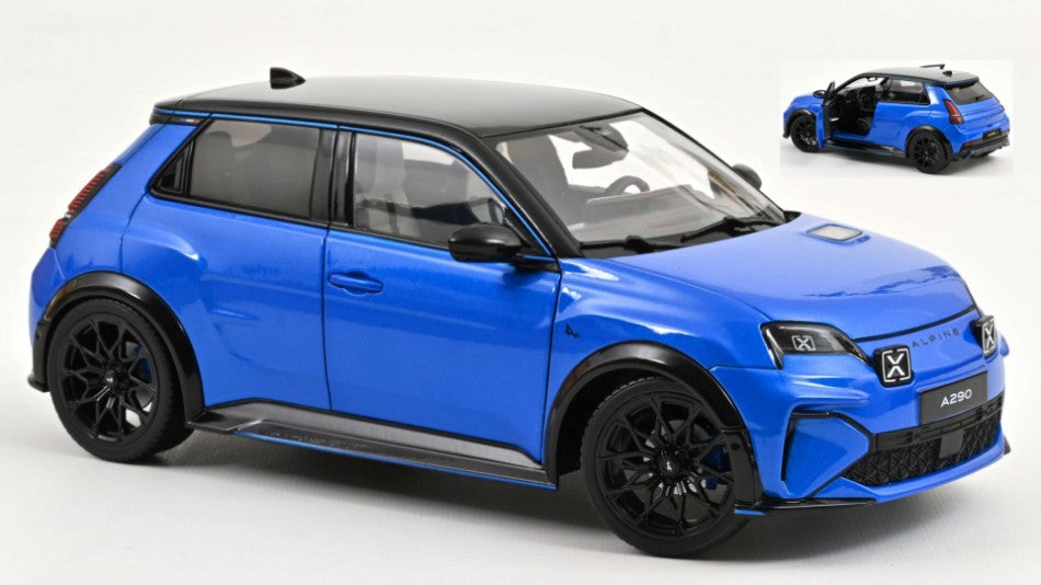 Alpine A290 Gts 2025 Alpine Vision blu/nero 1:18 – Norev