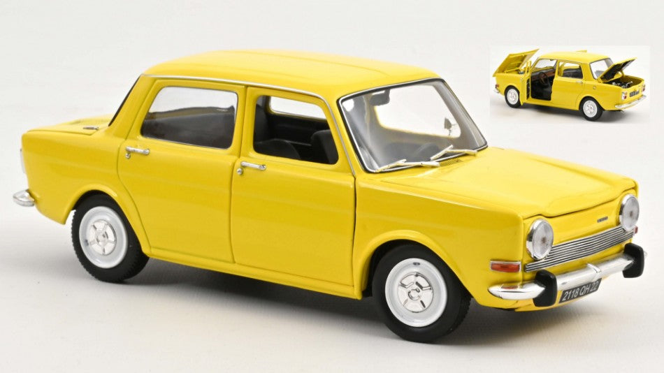 Simca 1000 Ls 1974 Maya giallo 1:18 – Norev