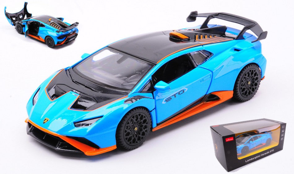 Lamborghini Huracan Sto With Sound Light Blue – Rastar 1:32
