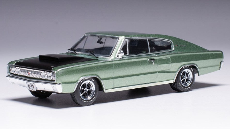 Dodge Charger 1967 Light Green – Ixo Model 1:43