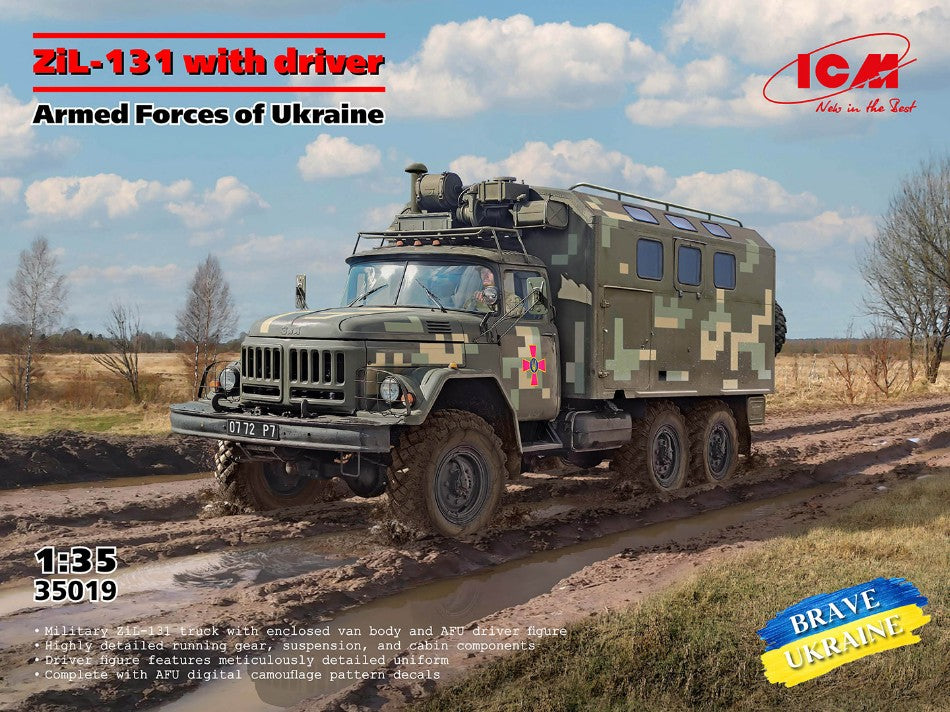 ZIL-131 Of The Armed Forces Of Ukraine W/driver Kit – ICM 1:35