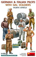 German & Italian Pilots W/dal Soldiers North Africa Kit – Miniart 1:48