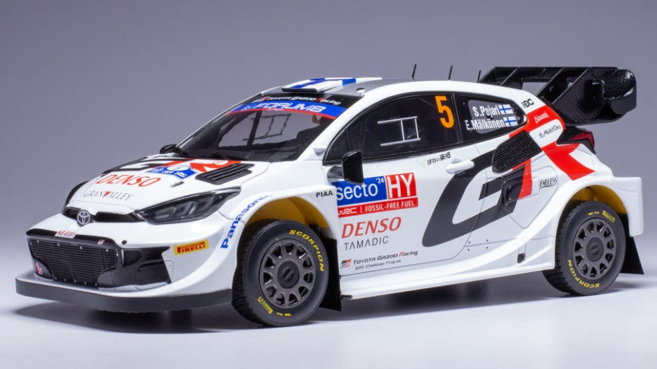 Toyota Gr Yaris Wrc N.5 Rally Finland 2024 Pajari-Malkonen 1:18 – Ixo Model