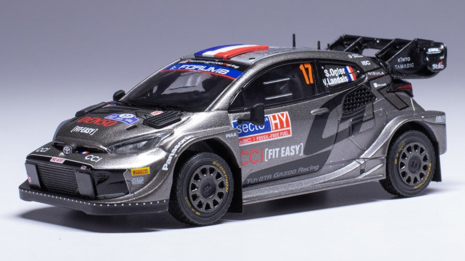 Toyota Gr Yaris WRC N.17 Rally Finland 2024 Ogier-landais – Ixo Model 1:43