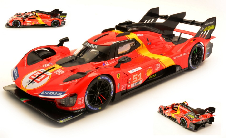 Ferrari 499P N.51 Winner Le Mans 2023 Pier Guidi/calado/giovinazzi – Burago 1:18