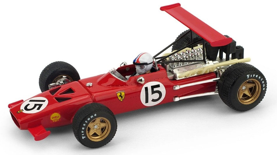 Ferrari Chris Amon 1969 N.15 Spain GP W/pilote – Brumm 1:43