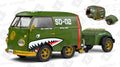 Volkswagen T1 Van Kool Combi With Trailer 1950 verde 1:18 – Solido