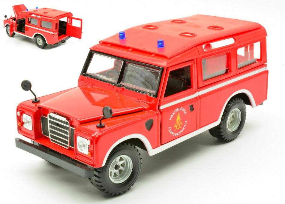 Land Rover Series Ii Vigili Del Fuoco – Burago 1:24