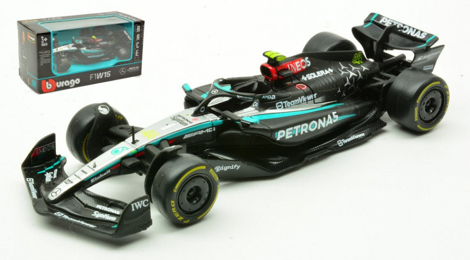 Mercedes AMG W15 N.44 2024 Lewis Hamilton – Bburago 1:43