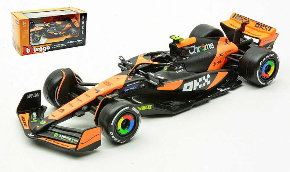 Mclaren Mcl 38 N.4 2024 Lando Norris – Burago 1:43