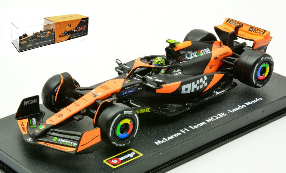 Mclaren Mcl 38 N.4 2024 Lando Norris Signature – Burago 1:43