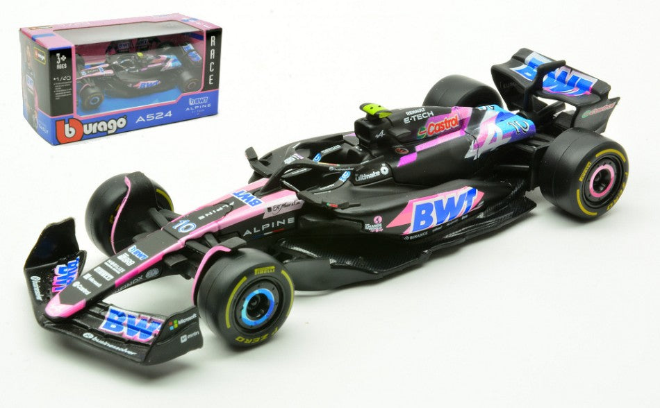 Bwt Racing Alpine A524 N.10 2024 Pierre Gasly – Burago 1:43