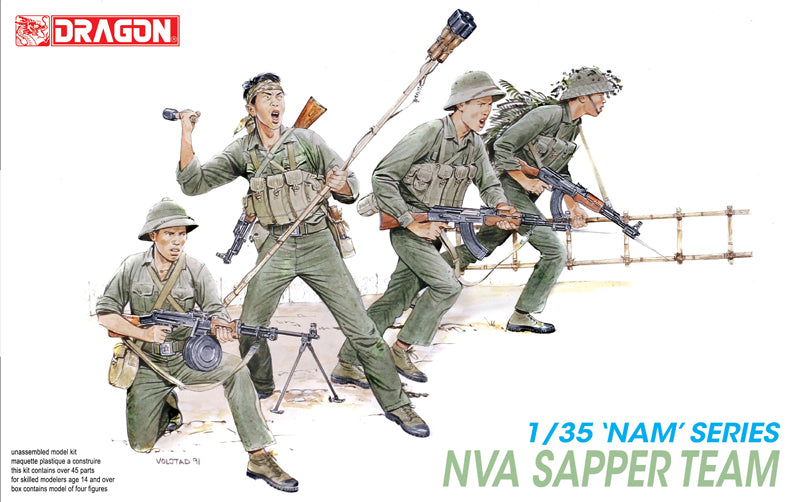 Nva Sapper Team Kit – Dragon 1:35