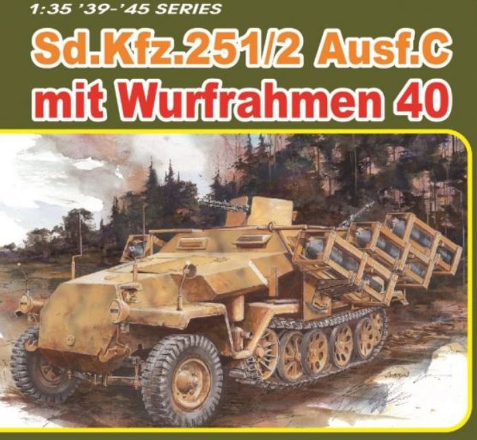 Sd.Kfz.251 Ausf.c Mit Wurfrahmen 40 Kit – Dragon 1:35