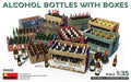 Alcohol Bottles W/boxes Kit – Miniart 1:35