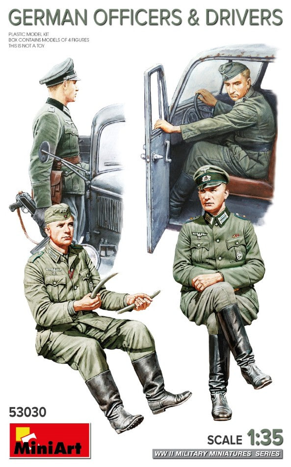 German Officers & Drivers Kit – Miniart 1:35