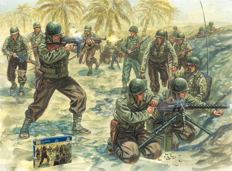 WWII Fanteria Americana Kit – Italeri 1:72