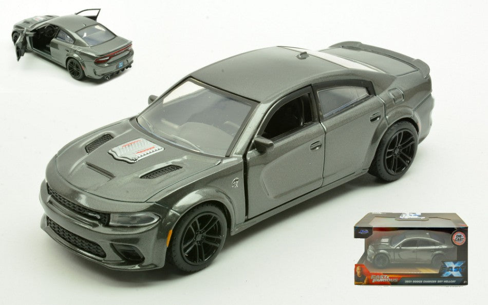 Dodge Charger Srt Hellcat Fast & Furious Fast X Dark Grey – Jada Toys 1:32