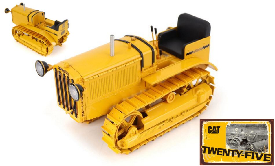 Trattrice Cingolata Cat 25 Tractor – Diecast Master 1:16