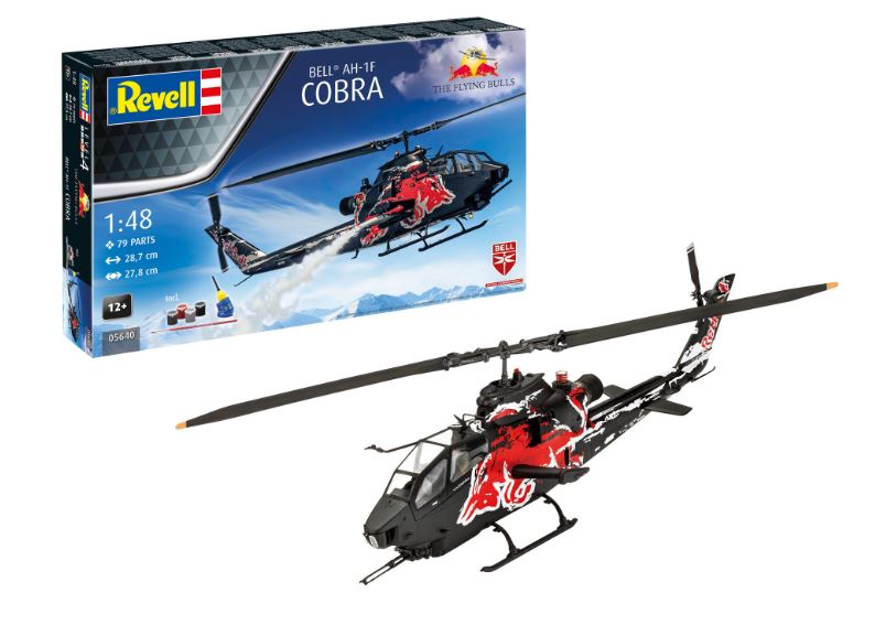 Bell AH-1F Cobra Flying Bulls 25th Anniv.model Set Kit – Revell 1:48